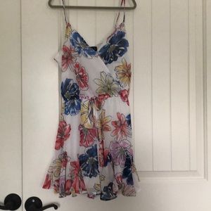 BRAND NEW White Floral Trixxi Romper